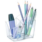 Organizer Ellypse CEP in polistirolo con 4 scomparti trasparente 11,8x8,9x9,8 cm 1003400111