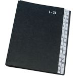 Libro monitore Q-Connect 270x340 mm nero 1-31 KF04564