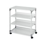 Mobiletto multifunzione versatile Durable System 88 - 750x879x432 mm grigio - 3711-10