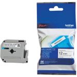 Nastro per etichettarice nero/bianco Brother 12 mm x 8 mt MK231BZ
