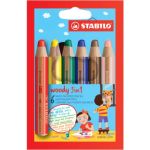 Matite colorate Stabilo Woody 3 in 1