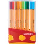 Fineliner Stabilo Point 88® 0,4 mm conf. 20 colori assortiti 8820-03  -14