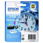 cartucce inkjet Sveglia 27XL Epson ciano+magenta+giallo Conf. 3 - C13T27154012