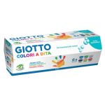 Colori a dita Giotto assortiti - conf. 6 pezzi