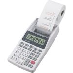 Calcolatrice scrivente mobile 12 cifre Sharp EL-1611V 2 colori di stampa doppia alimentazione grigia - SH-EL1611V
