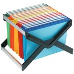 Supporto per cartelle sospese LUXOR 33 cm forma a X assortiti 41x32x27 cm 10 cartelle - LUXOR 1 MX 10 P1