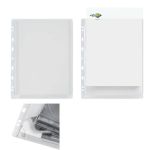 Buste con soffietto in PVC Sei Rota Ercole GS A4 con soffietto - altissima capacità trasparente  10 pz. - 502240
