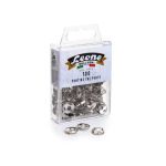 Puntine a 3 punte Leone Dell'Era temperate nichelato diametro testa 12 mm scatola da 100 pz. - AP3P