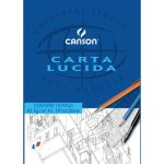Blocco da disegno carta lucida bianca