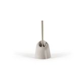 Portascopino Perfetto angolare - 13x13x39 cm. bianco ghiaccio 0087