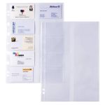 Buste foratura univ. porta biglietti da visita (10 spazi 9x5 cm) Sei Rota Atla Card Conf. 10 buste formato A4 - 662131