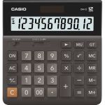 Calcolatrice da tavolo Casio display 12 cifre - solare e batteria nero DH-12-BK-S-EP