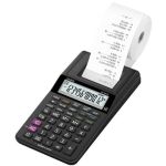 Calcolatrice scrivente HR-8RCE-WE con batteria, adattatore AC opzionale nero - HR-8RCE-BK-W-EC