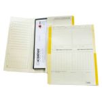 Cartelline matricolari 4Pro A4 in carta di cellulosa 225 g/m² dorso 2 cm giallo conf. da 50 pezzi - 4075