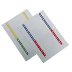 Cartoncini di ricambio BERTESI per cartelle sospese armadio mod. Beta conf. 10 ff da 40 (400 cartoncini) - 031 10