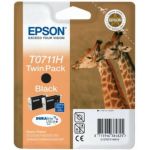 Cartucce inkjet ink pigmentato blister RS T0711H Epson nero Conf. 2 - C13T07114H10
