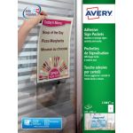 Tasche adesive Avery per fogli A4 trasparente 1 et./foglio Conf. 10 fogli - L7083-10