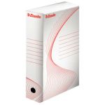 Scatola archivio Esselte Boxy 100 bianco/rosso 25x35x10 cm 20172