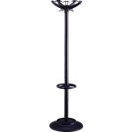 Appendiabiti da terra Unisit Helix con portaombrelli - h. 168 cm - nero APUEL/N