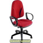Sedia operativagirevole Unisit Team TMTMI rivestimento Eco