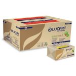 Asciugamani piegati a ''Z'' Lucart EcoNatural Z 21,5x23,5 cm avana conf. da 220 ff - 864036U