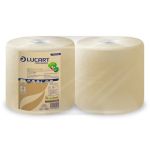 Bobina multiuso Lucart EcoNatural 800 - 208,8 m 2 veli avana - 2 rotoli da 800 strappi - 852218T