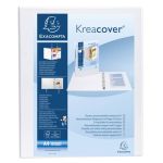 Raccoglitore personalizzabile Kreacover® bianco 4 anelli a D