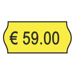 Etichette sagomate removibili formato 26x12mm