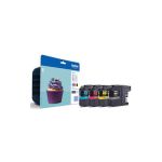 Cartucce inkjet blister LC-123 Brother nero+ciano+magenta+giallo Conf. 4 - LC-123VALBP