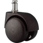 Set 5 ruote per sedie Unisit nylon nero ACCRUC5
