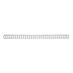 Spirali metalliche a 34 anelli GBC Wirebind - argento