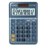 Calcolatrici da tavolo CASIO Extra Big LC solare e batteria display 12 cifre - blu - MS-120EM-W-EP