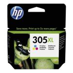 Cartuccia HP ciano+magenta+giallo 305XL 3YM63AE