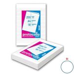 Fogli protocollo A4 Blasetti in risma da 200 ff - 60 g/m2