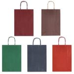 Borsa Allegra su carta kraft bianca colori dark assortiti