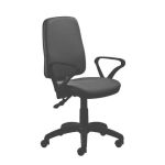 Poltrona operativa Ariel Back-system con braccioli fisssi