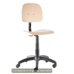 Sgabello tecnico Labor Wood