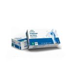Guanti monouso in nitrile per uso alimentare - taglia S - DPI Cat. III - conf. 100 pezzi - SNBE10014