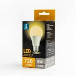 Lampadina LED A60 E27 9W - 840 lumen