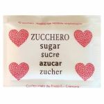 Zucchero in bustine con soggetto generico