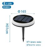 Faretto segnapassi LED da esterno con pannello solare e crepuscolare