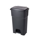 Cestino gettacarte Rotho Hera 85 L con pedale e coperchio
