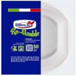 Scodelle in PS bianco riutilizzabili