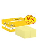 Foglietti Post-it® Giallo Canary™ VALUE PACK 16+4