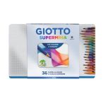 Matite colorate Giotto Supermina in scatola di metallo