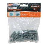 Tasselli in nylon per muro Emi - colore grigio