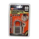 Lucchetto a chiave in acciaio Emi