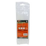 Fascette farmacavo in nylon Emi - colore bianco - conf. 40 pezzi