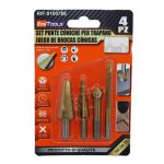 Punte coniche Emi per ferro/alluminio conf. da 4 pezzi - 8100788