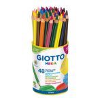 Matite colorate Giotto Mega in conf. 48 pezzi colori assortiti - F518100